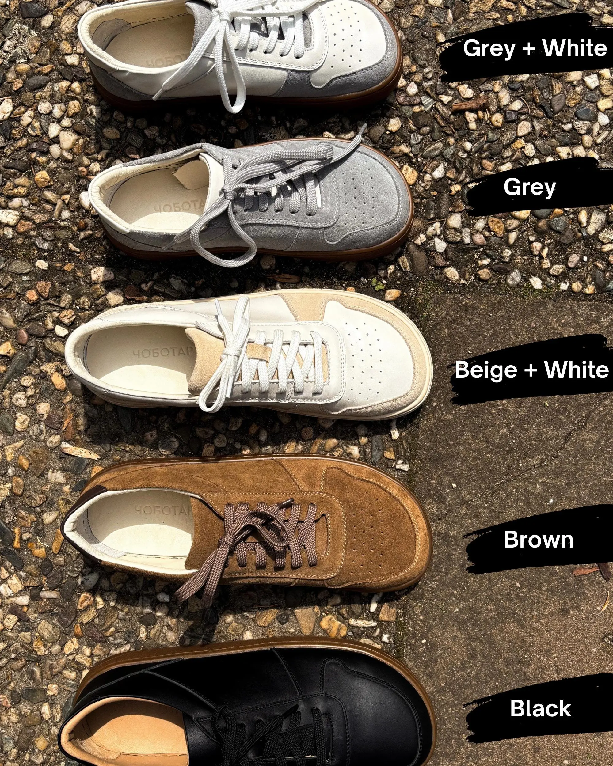 Leather Barefoot Sneakers Wide Toe Box Breite Zehenbox Leather Barefoot Sneakers Wide Toe Box Breite Zehenbox