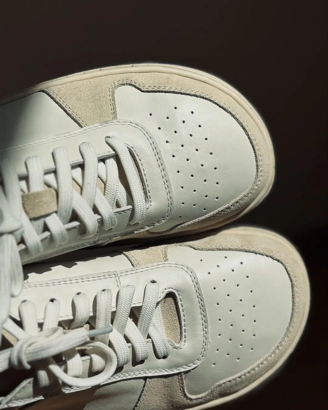 Beige Leather Barefoot Sneakers Wide Toe Box Foot Beige Leather Barefoot Sneakers Wide Toe Box Foot